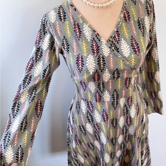 Effie’s Heart Leaf Pattern Dress M - Picture 2 of 8